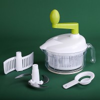 Kitchen manual food processor chopper mixer salad maker