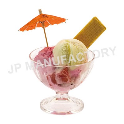 unbreakable 200ml plastic ice cream cups for poolside