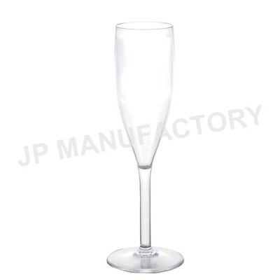 Crystal clear crystal Break-Resistant Commercial Party glasses with low price 190ml champagne flute glass