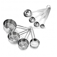 Stainless Steel 4pcs Measuring Cups and Spoons Combo Set