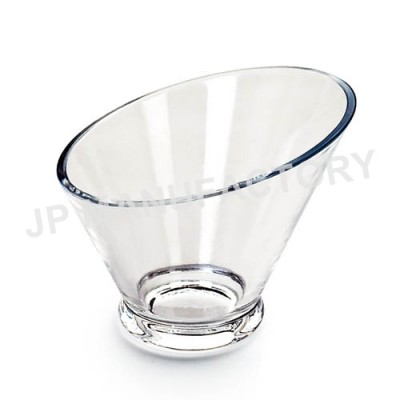 Wholesale high quality plastic small glass bowl for salad/dessert/snack/ice