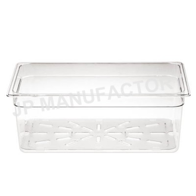 Unbreakable polycarbonate plastic full sizDishwasher safe Polycarbonate 20cm Height Full size 1/1 GN Pane Gastronorm