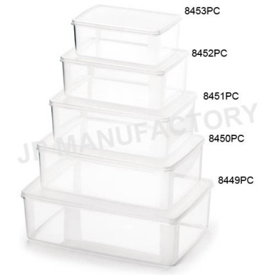 Popular polycarbonate Plastic 6300ml Food storage container with cover