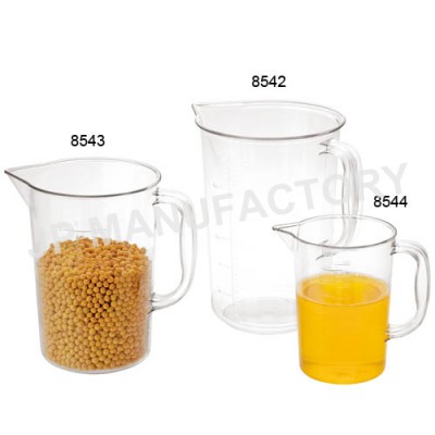 Unbreakable Polycarbonate kitchenware Plastic 3L Large Clear Measuring Cups