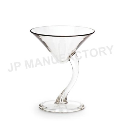 Best sell Elegant design Polycarbonate 7oz Martini glass