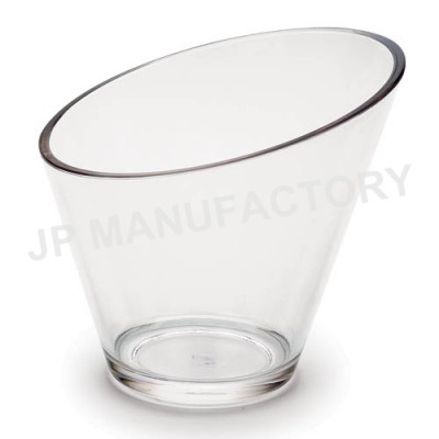 Wholesale unbreakable plastic large clear bowl for bar/canteen/cafes