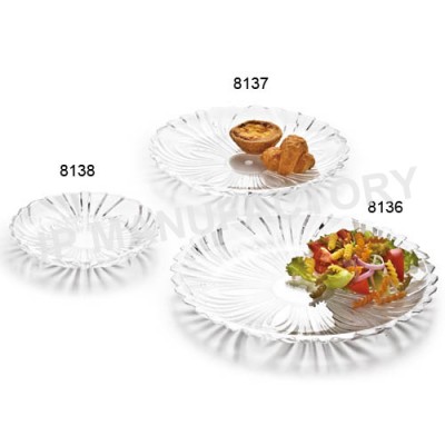 Party/buffet 12" Inch Food Display Clear fruit plate