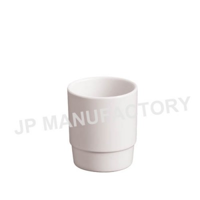 Classical 225ml canteen/hotel white melamine tea cups