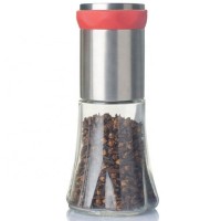 Condiment simple stainless steel design classic bottle spice grinder with 200ml jar